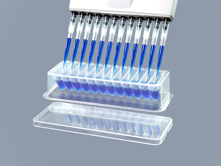 12通道設(shè)計，每通道容積3mL，便于連續(xù)稀釋或不同液體的同時移取操作