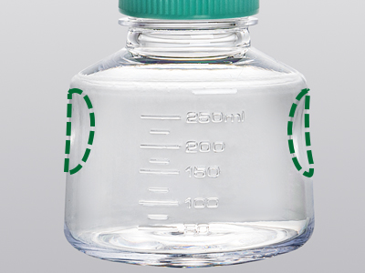 兩側易握式設計，符合人體工程學，便于握取