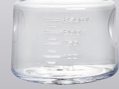 良好的透明度，刻度清晰，便于觀察容量