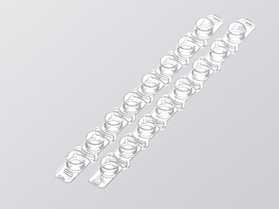 聯(lián)蓋首尾不同標(biāo)識(shí)， 方便識(shí)別方向