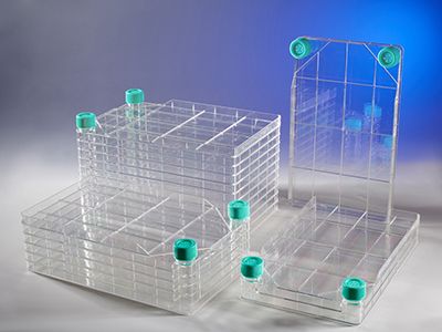 單層至10層培養(yǎng)裝置，可一次性大規(guī)模培養(yǎng)細胞