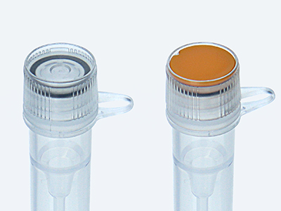 凹蓋結(jié)構(gòu)可安裝多色壓片， 8種顏色可選，為樣品標(biāo)識提供更多選擇