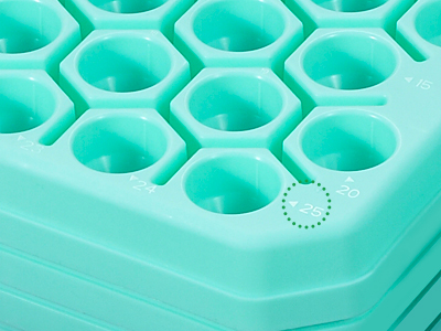 表面帶數(shù)字標(biāo)記，易于辨認(rèn)及方便實驗記錄