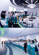 校企聯(lián)合丨廣州開元學?？破昭袑W團參觀潔特生物！