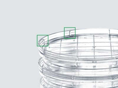 皿外環(huán)多條加強(qiáng)筋與加固環(huán)設(shè)計(jì) ，有效增加皿體強(qiáng)度，防止側(cè)壓變形